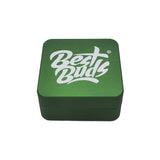 Best Buds Flat Square Grass - Grinder de Aluminio (2 partes - 50mm) - CBDream