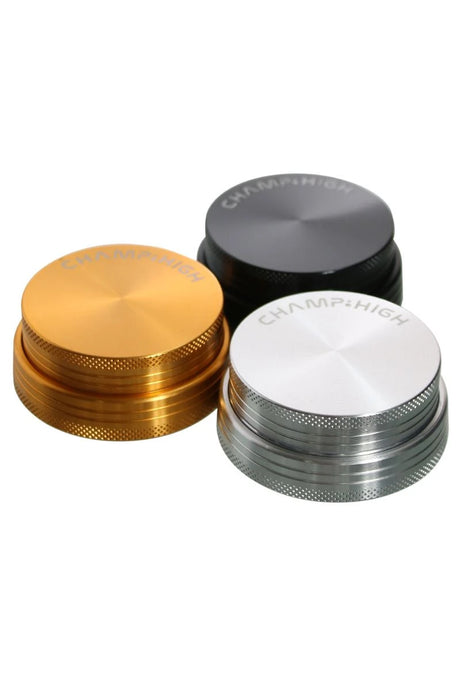 Champ High Compact Preto - Grinder de Metal (4 partes - 63mm) - CBDream